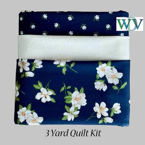3 Yard quilt kit, Free downloadable patterns included