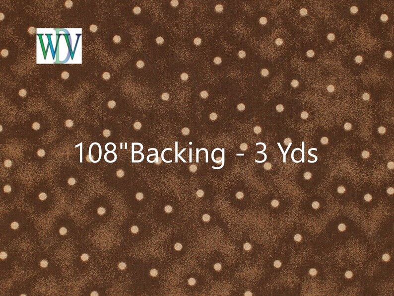 108 Quilt Backing Brown Blender Dot 3 Yards Queen Size Etsy