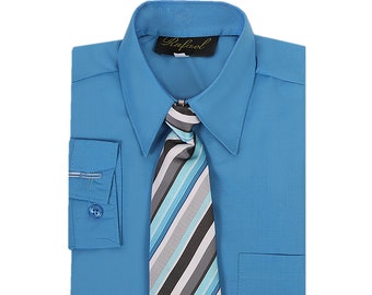 light blue dress shirt tie Tie-Front Shirt  120percento Lino USA