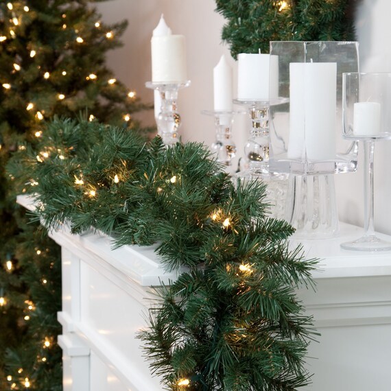 Christmas Garland Diy Mantle Garland Fireplace Garland Etsy