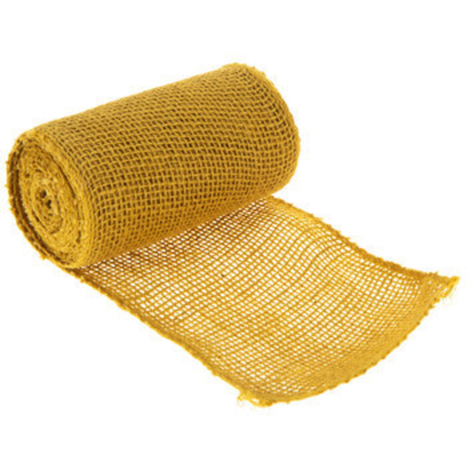 Yellow Burlap Colored Burlap Ribbon Roll 5.5 x 15' Etsy