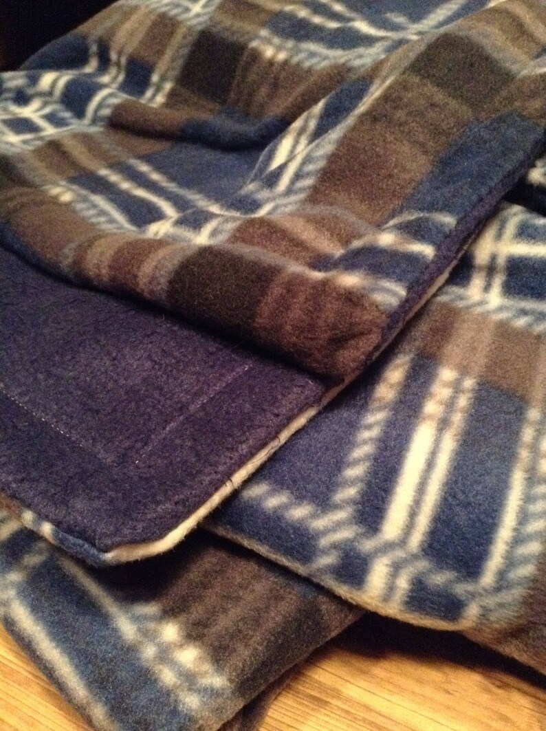Double Weight Fleece Throw Custom Fleece Blanket Thick Etsy