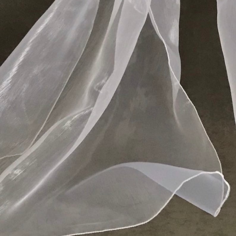 cocktail Large stole 250x75cm ceremony Wedding Star Christmas White stole in organza party year-end party.
