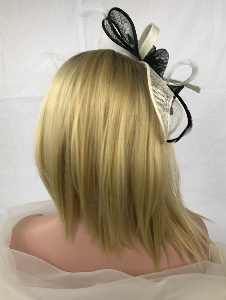 Chapeau Bibi à Fleurs Satin Avec Serre-tête Et Gants - Pour Thé, Mariage, Occasions élégantes - 12