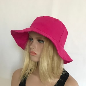 Léa Rose hat, women's hat, foldable capeline, sun hat, summer capeline, beach hat, leisure and travel hat.