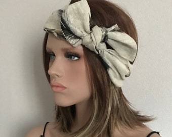 Women's hair band. Ibiza Feathers Headband. Tie Headband. Elasticated headband. Turban. Headband . Hair accessory.