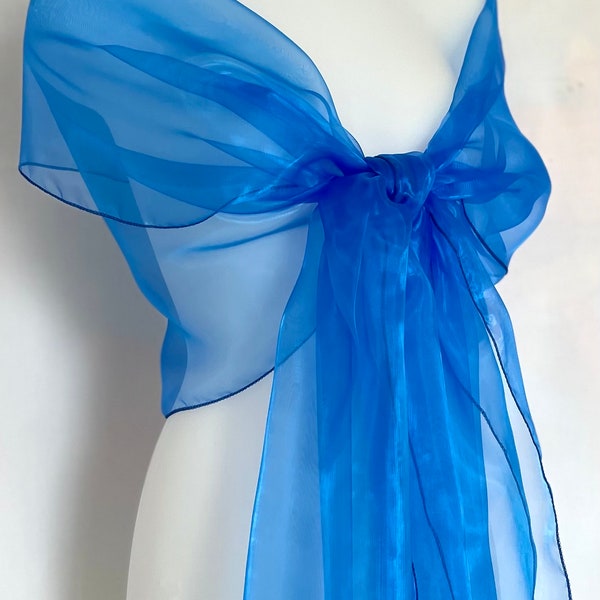 organza wedding shawl