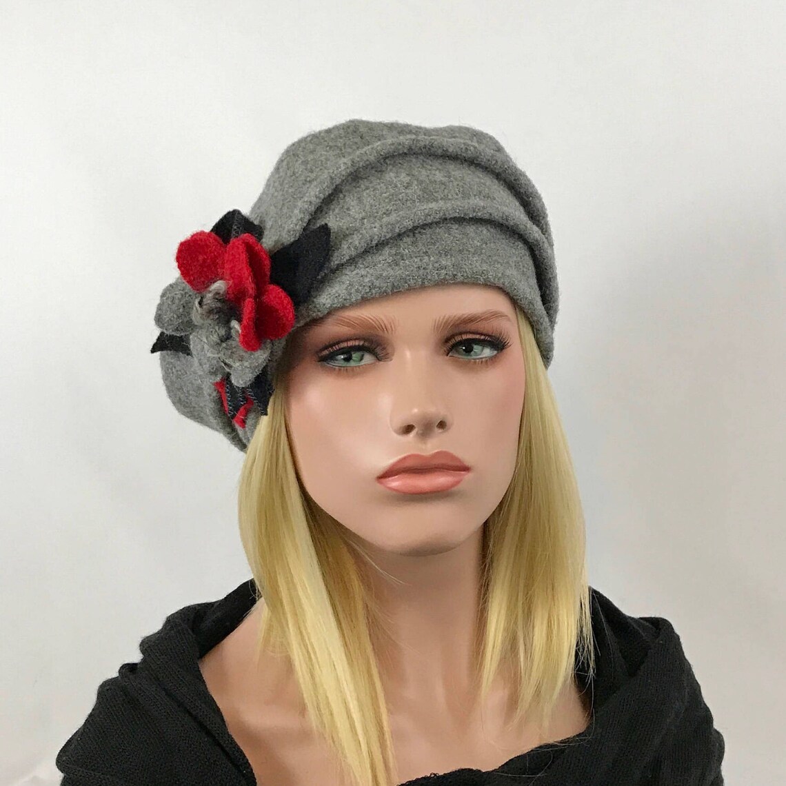 Chapeau Mariage Femme, Fleur Plume Maille Voile Fête Coiffe, Bibi