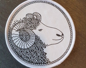 Sew on sheep badge