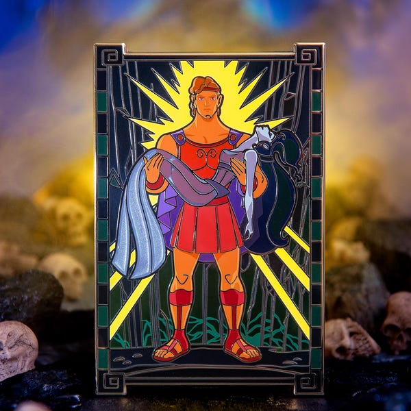 A True Hero Hercules & Megara Fantasy Pin