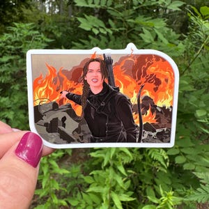 Fire is Catching Katniss Aufkleber