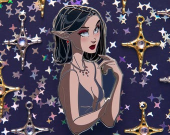 ACOTAR Amren Fantasy Pin