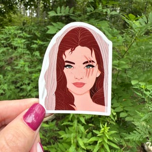 From Blood and Ash Poppy Sticker