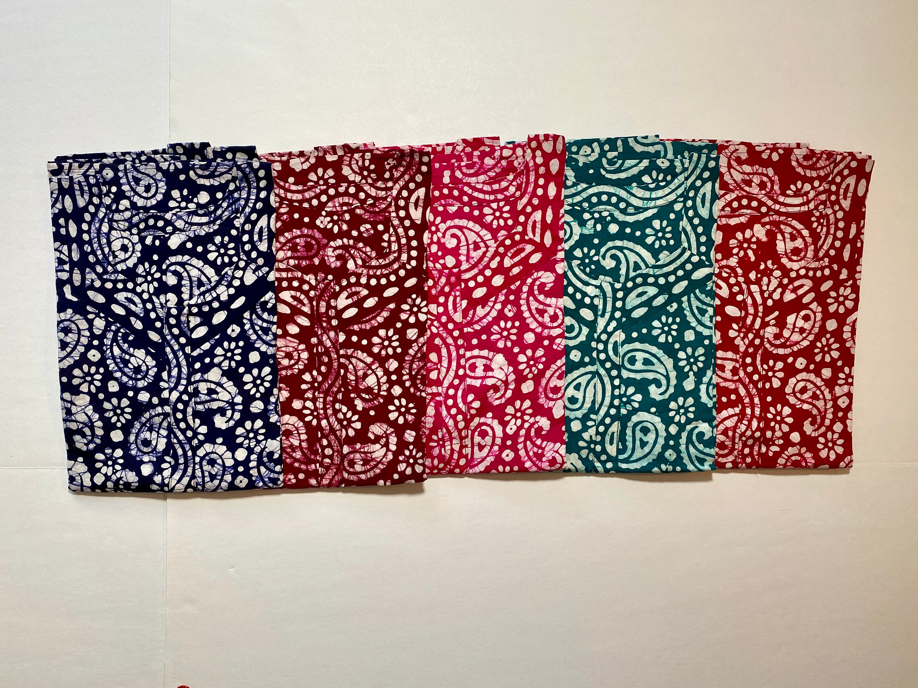 Printed Batik Cotton Nighty Etsy