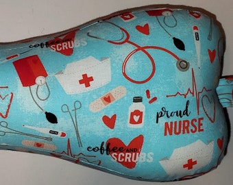 Comfy Contoured Neck Pillow - Proud Nurse