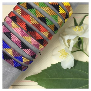 VALENTIN - Men&#39;s triangle miyuki woven bracelets