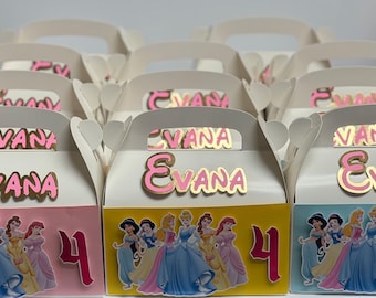 Personalized Princess Gable Boxes