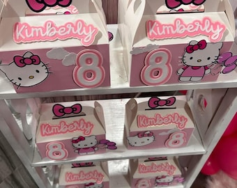Personalized Kitty Customized Gable Boxes
