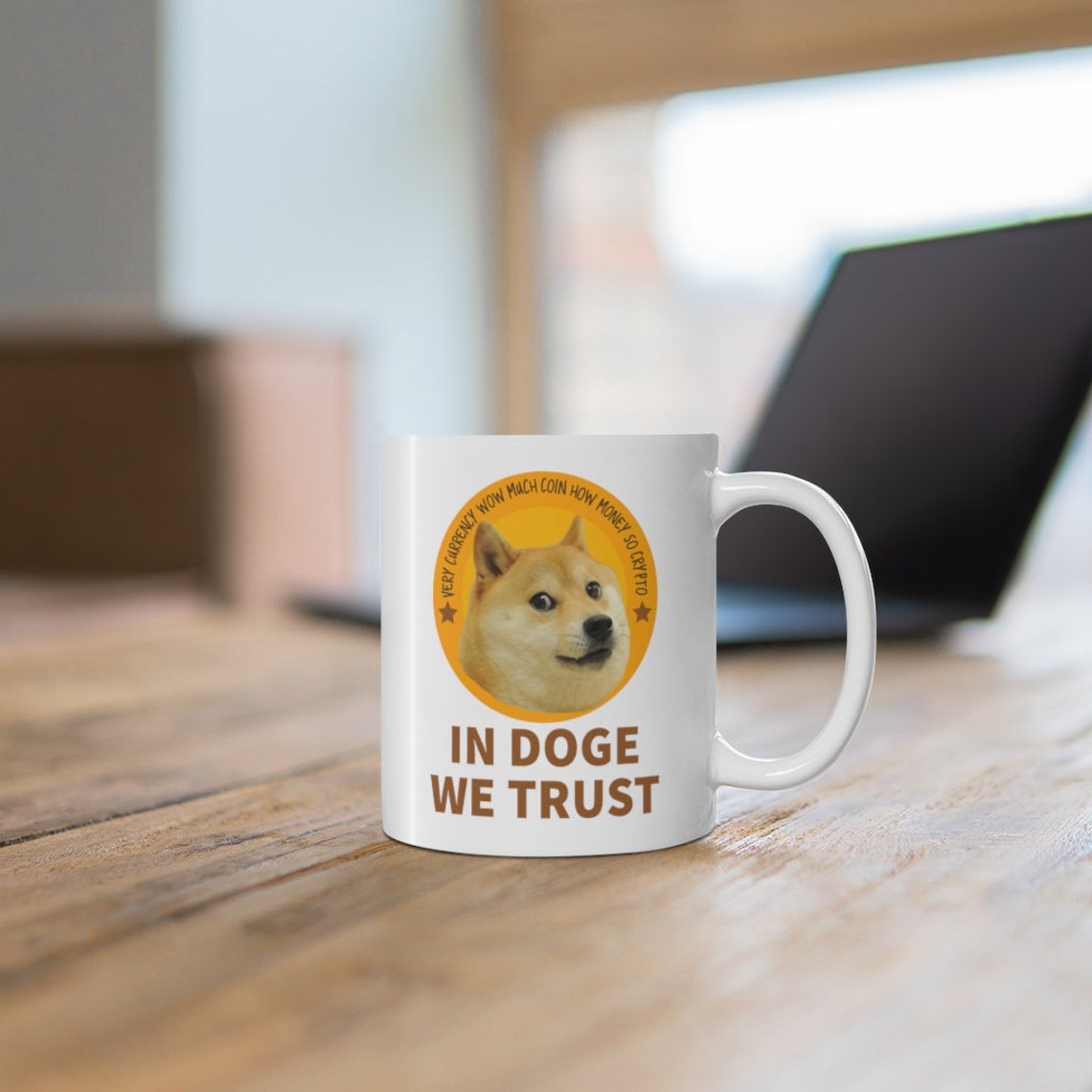 Dogecoin Doge Coin To the Moon Shiba Inu Dog Very Currency ...