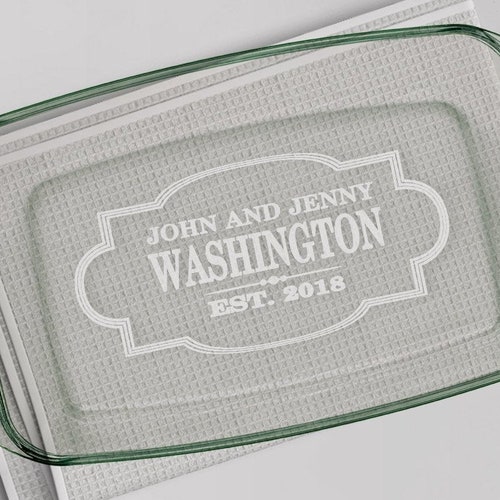Personalized Casserole Dish Pyrex Baking Dish Engraved Etsy