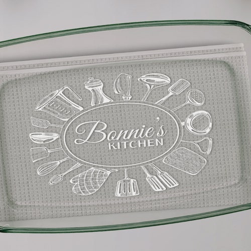 Personalized Casserole Dish Engraved Baking Pan Glass Baking Etsy Canada