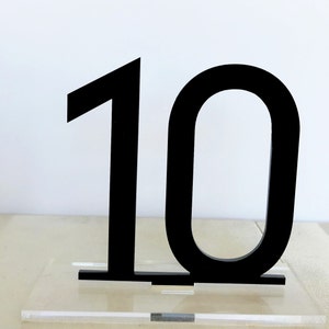 Acrylic Table Numbers, Modern Style