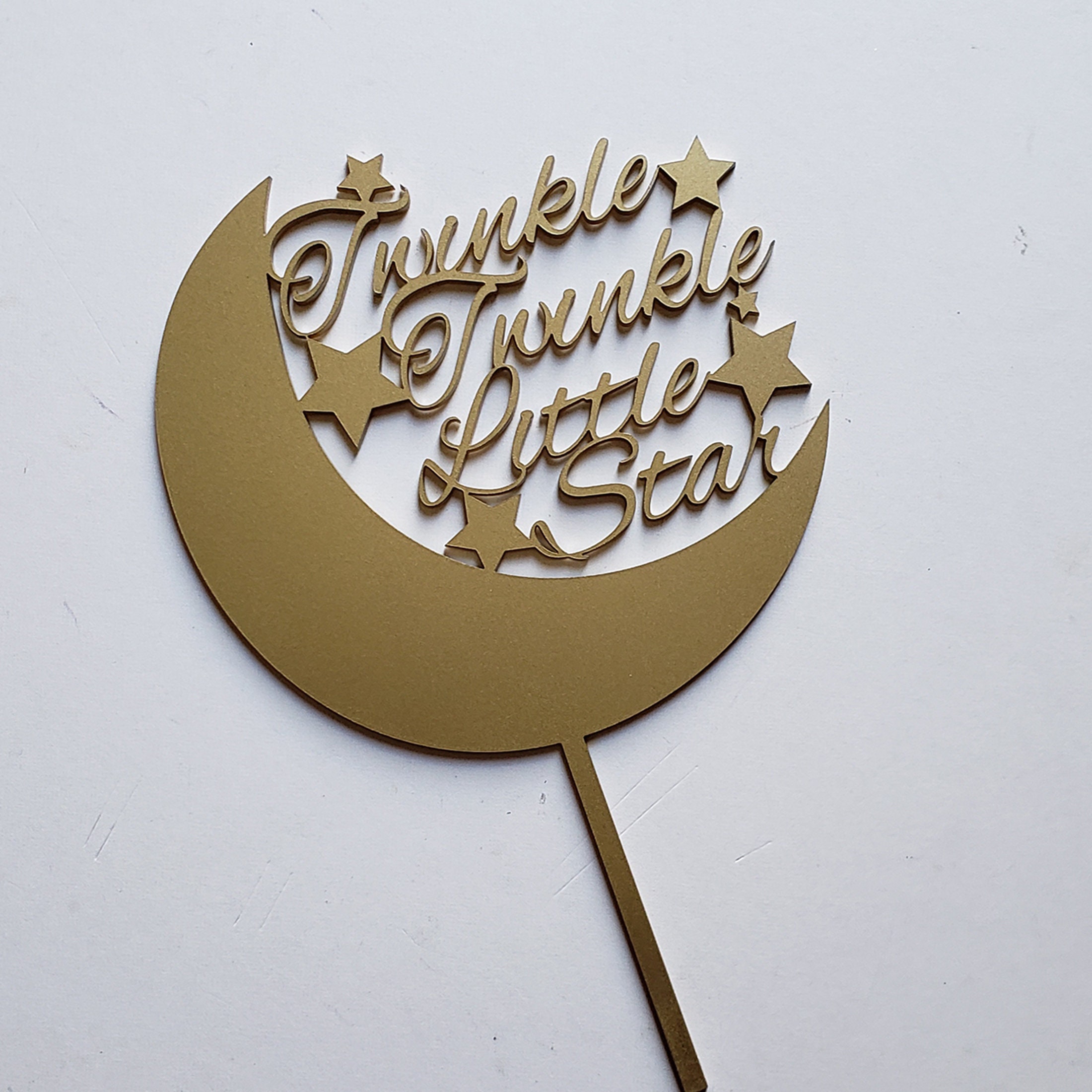 Moon Cake Topper Baby Shower Lunar Theme Etsy