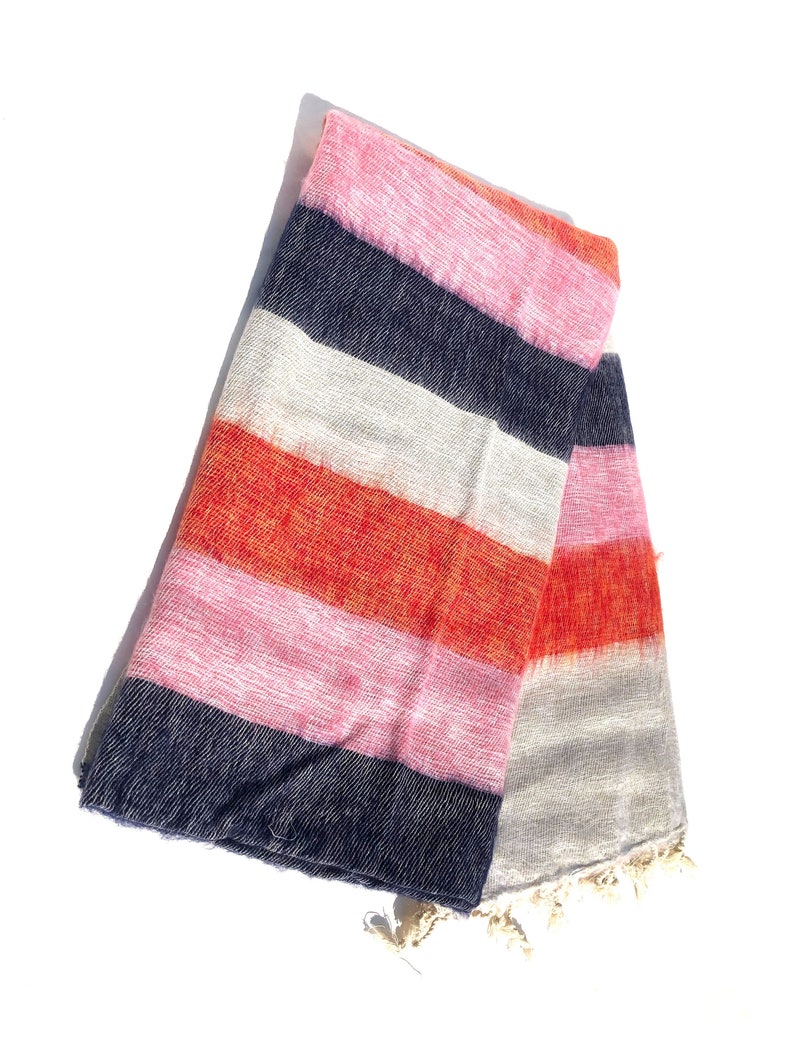 Yak Wool Blanket Soft Oversized Shawl/Throws Hand-Loomed Large Wrap Blanket Wool Shawl/Cosy Fair Trade/Yoga Meditation blanket/shawl/wrap image 9