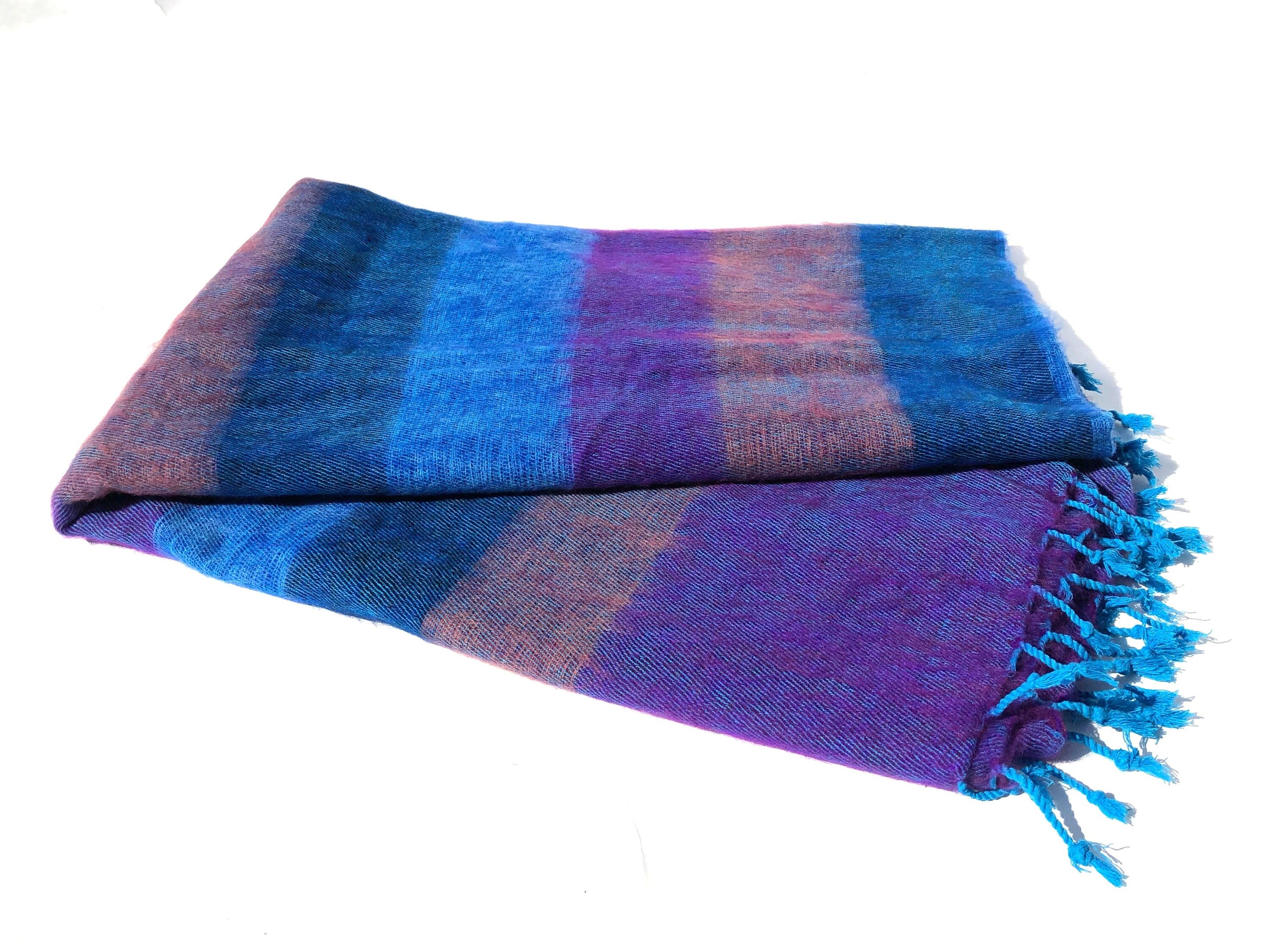 Yak Wool Blanket Soft Oversized Shawl/throws Handloomed Large Etsy