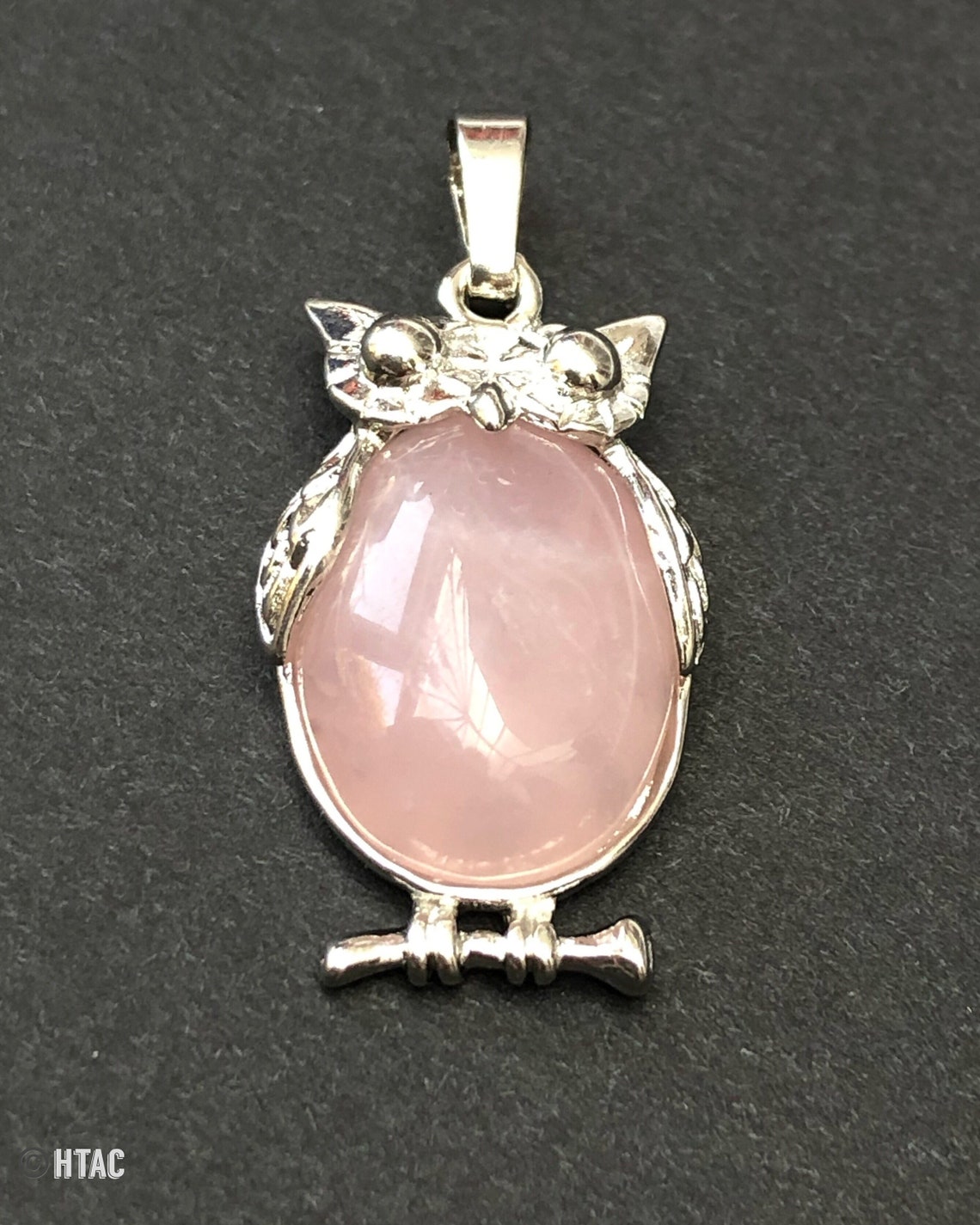 Gemstone Owl Necklace/Beautiful Natural Gemstone Owl Pendant Etsy