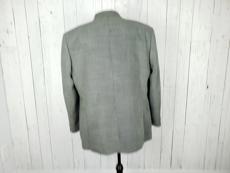 Vintage 90s Nailshead 3 Button Blazer Men/'s 46L Taupe /& Black Sports Coat 46 Long Tall Stars Jacket Wool Blend Retro Wear Wedding Prom