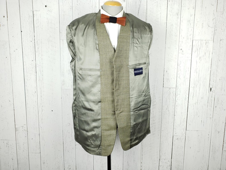 Vintage 90s Nailshead Silk Wool Blend Blazer Men/'s 44R Taupe /& Black Sports Coat 44 Regular Oscar de la Renta Jacket Wool Retro Menswear