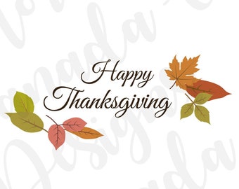 Happy Thanksgiving afdrukbare afbeelding