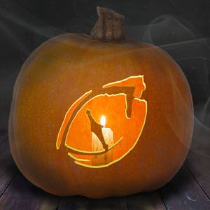 Dragon Eye Pumpkin Carving Stencil Printable