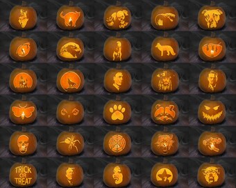 Verkoop!! -ALLE pompoen stencils in mijn winkel