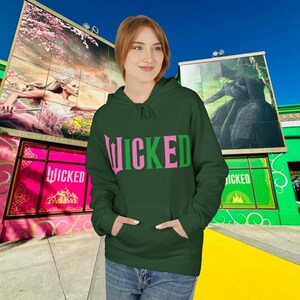 Wicked Hoodie - A Spellbinding Wicked Sweatshirt Cozy for Every Movie and Musical Fan