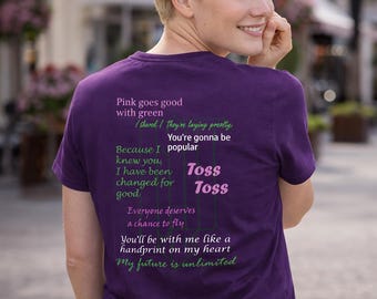 Wicked Movie Quotes Women's Fitted T-Shirt