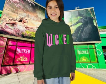Kids Wicked Hoodie, A Spellbinding Wicked Sweatshirt for Every Movie Fan