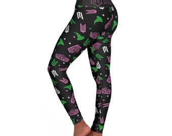 Defy Gravity Leggings A Wickedly Stylish Tribute, Celebrate the Magic of Glinda and Elphaba, Perfect for Movie Parties and Celebrating Oz