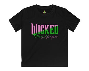 Kids Wicked T-Shirt – Changed for Good, Glinda & Elphaba Tribute