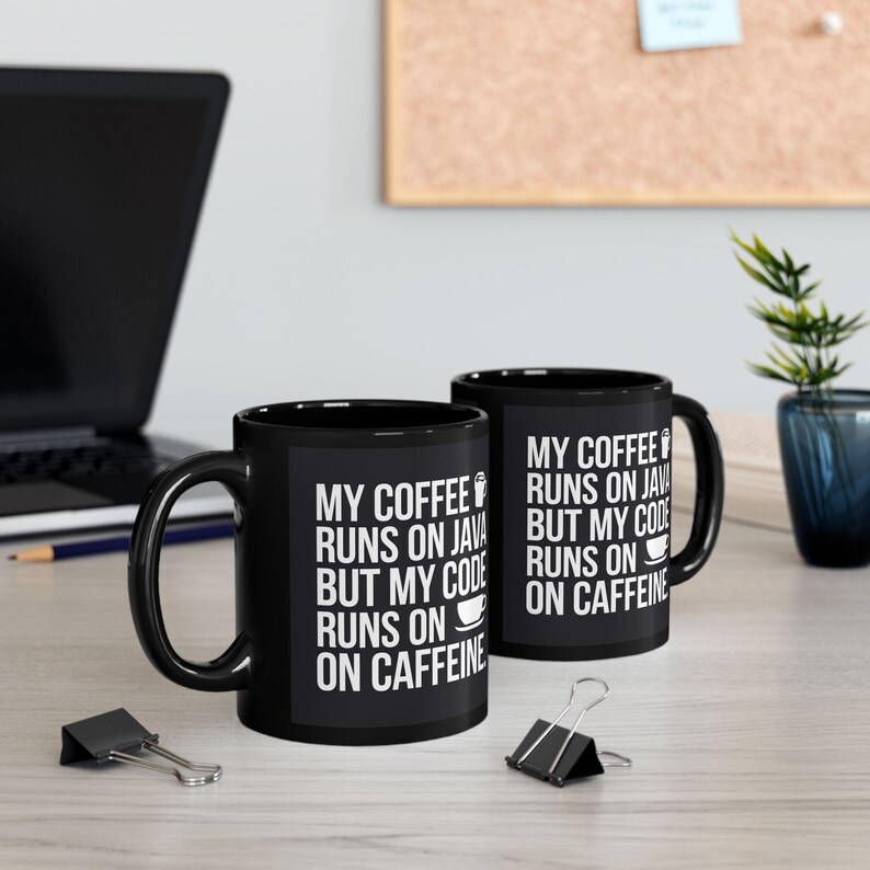 Java Code Caffeine Mug, Funny Programmer Gift image 9