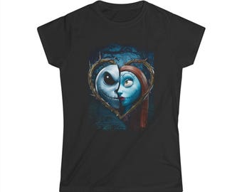 Espantosamente elegante: Camiseta de Halloween para mujer, para emociones y escalofríos