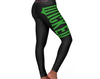 Wickedly Balanced: Glinda & Elphaba Yoga Leggings