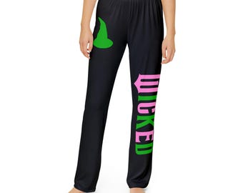 Kid's Wicked Pajama Pants: Glinda & Elphaba Inspired Lounge Pants