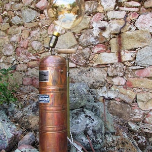 sprayer lamp diverted object deco vintage industrial rustic