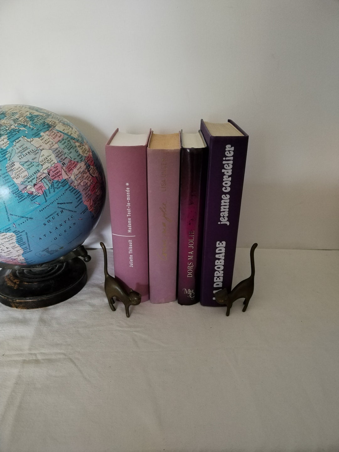 Stack of Books Deco Vintage Bookcase Wedding Shop Showcase Etsy