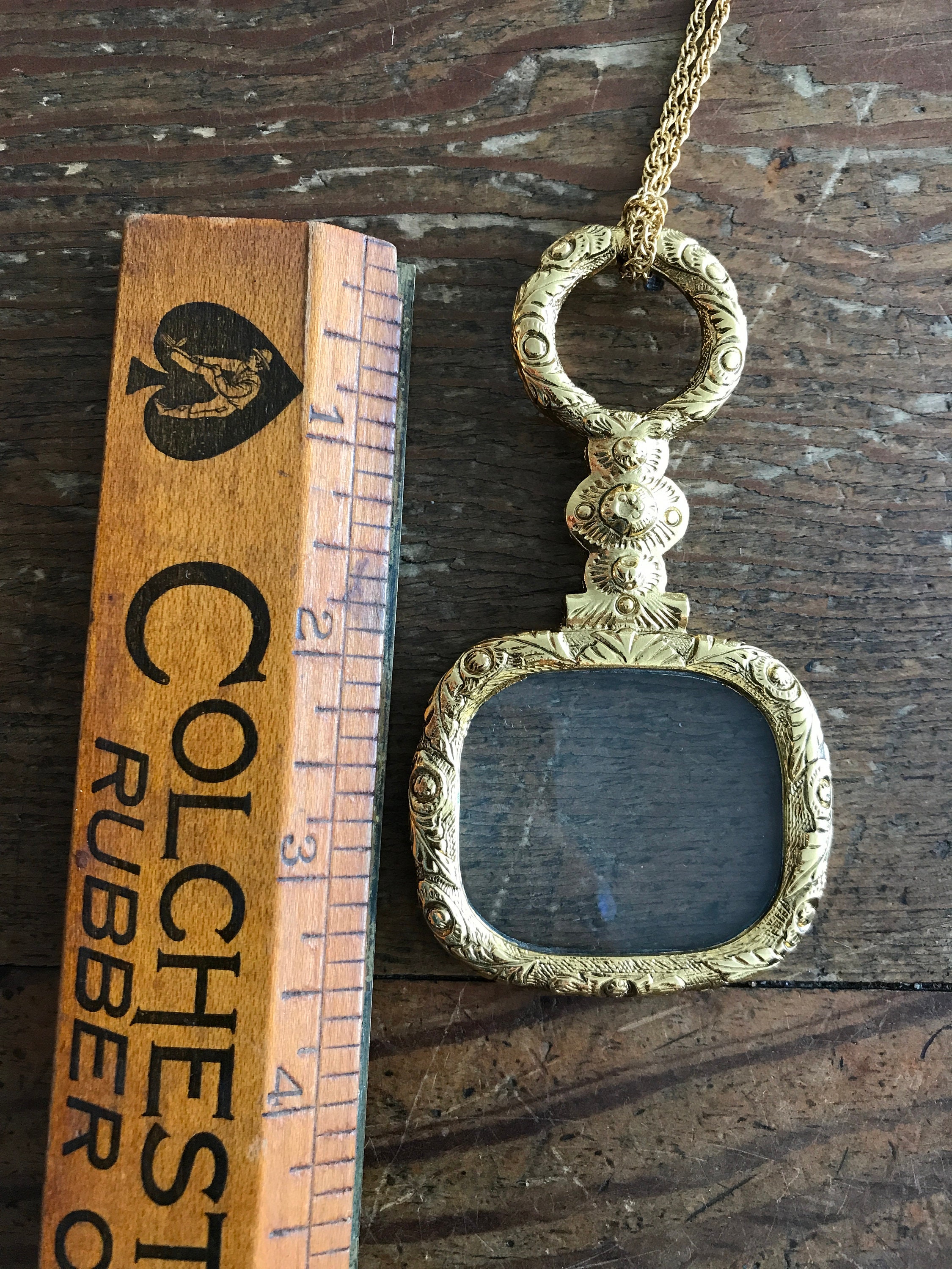 Ornate Magnifying Glass Necklace – Parts & Labour