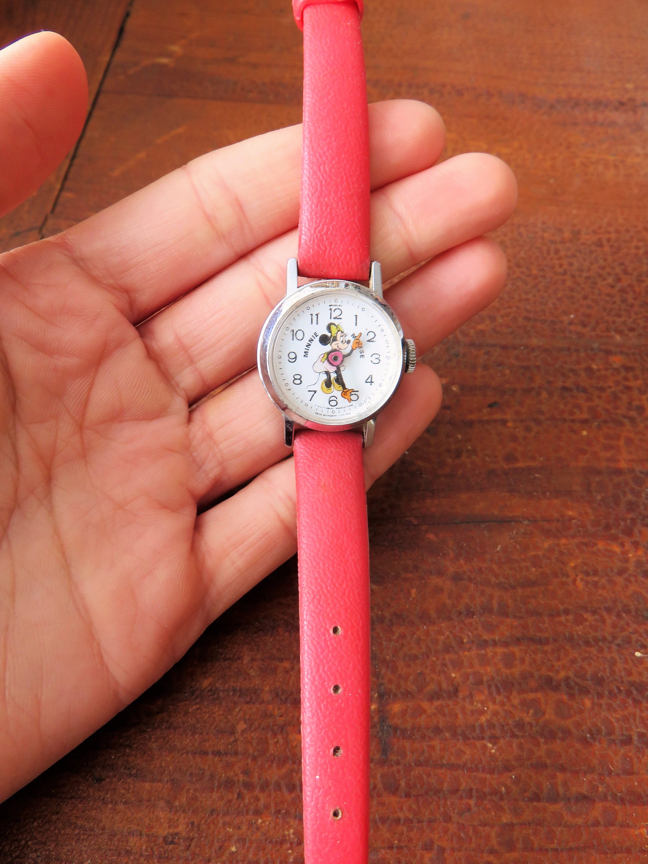 Vintage Disney Bradley Minnie Mouse Women’s Watch 25mm Swiss Made Manual Wind-up Vintage Bradley Minnie Mouse Watch, Woman main image 3