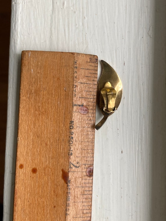 Vintage David Andersen Red Enamel Fall Leaf Clip … - image 10