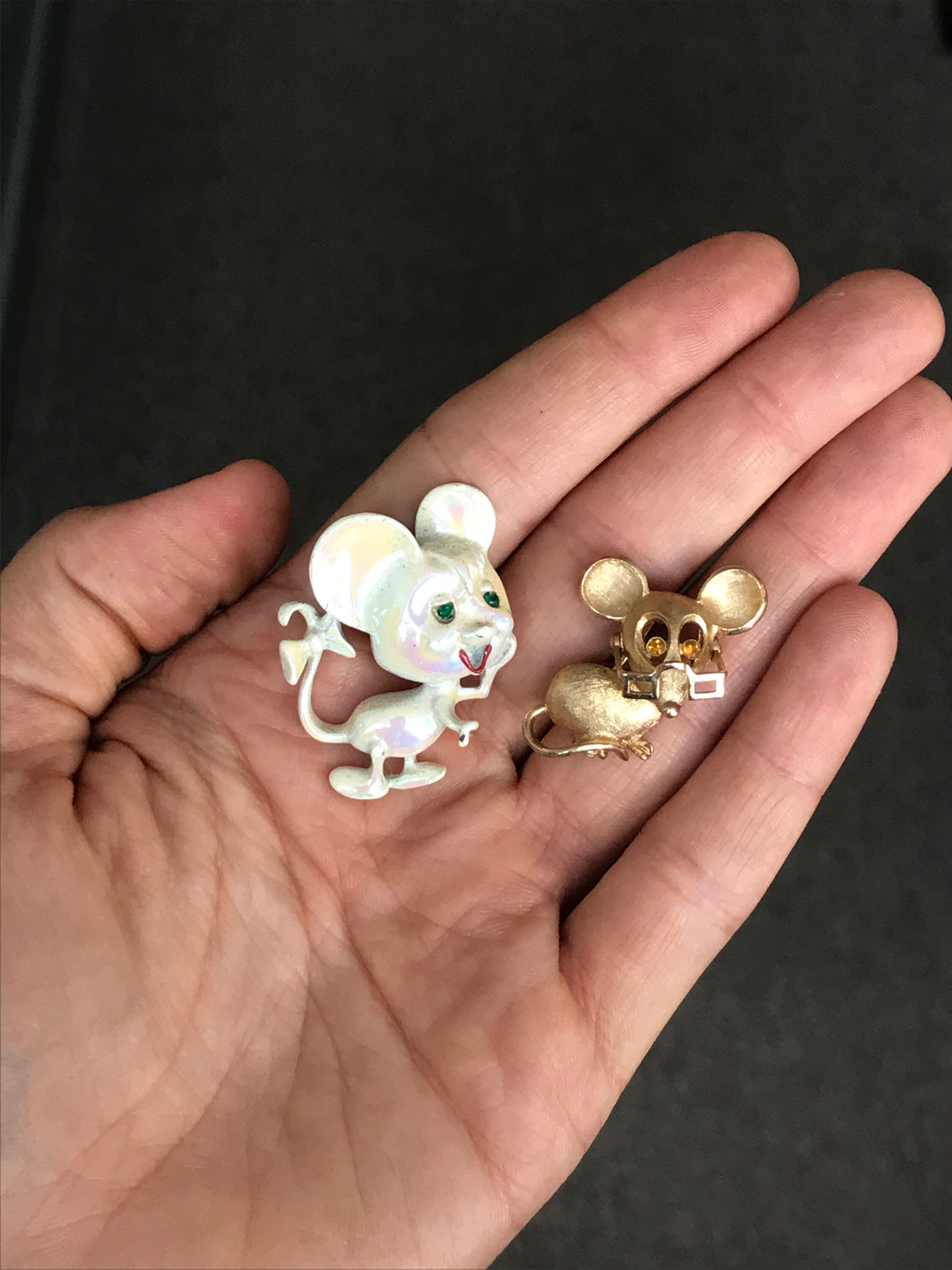 Mouse Vintage Brooch - Etsy
